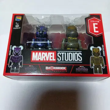 MARVEL STUDIOS BE@RBRICK 블랙팬서 2체 세트