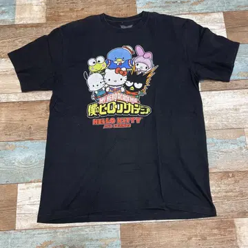 MY HERO ACADEMIA HELLO KITTY 티셔츠 L 사이즈