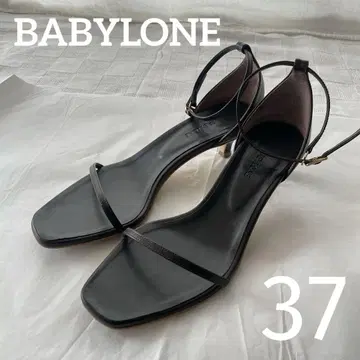 BABYLONE 바빌론 스트랩 샌들 다크 브라운 37