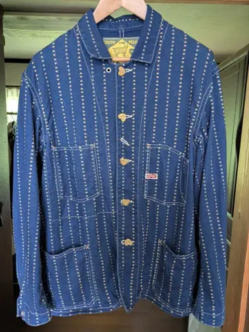TCB jeans Cathartt Chore Coat Paw Stripe