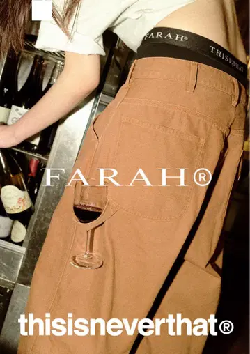 TNT FARAH Duck Painter Pants Brown L