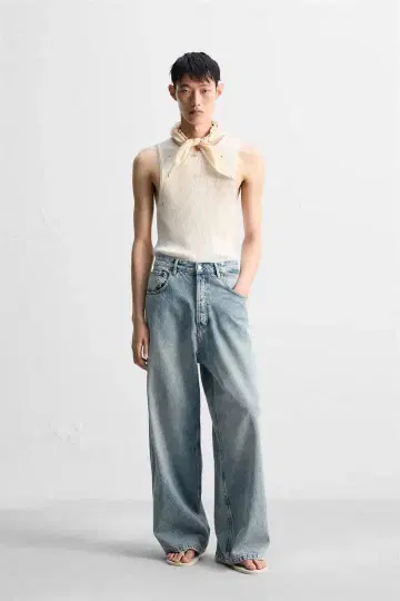 ZARA 엑스트라 배기 핏 청바지