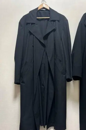 [ 완판템 ] ZARA 오버 사이즈 트렌치코트 블랙 M