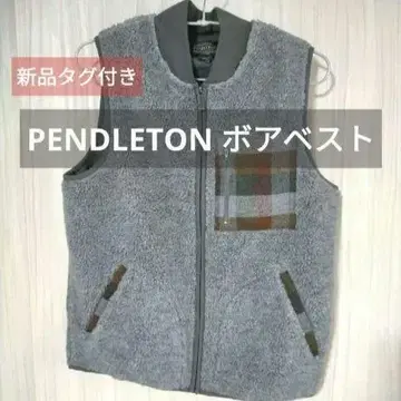 택 포함 새상품 PENDLETON 펜들턴 보아 베스트 M 남성용
