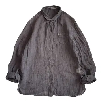 evam eva 에붐에바 린넨 시어 셔츠 블라우스 일본제