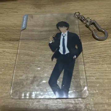 명탐정 코난 중국 상하이 한정판 마츠다 진페이 포토 카드 키링 카라비너