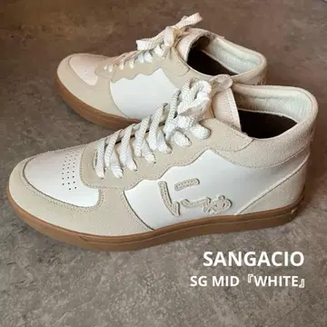 새상품급 SANGACIO 뉴 스니커즈 화이트 26cm