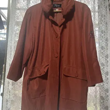 Topy's 오렌지 롱 코트