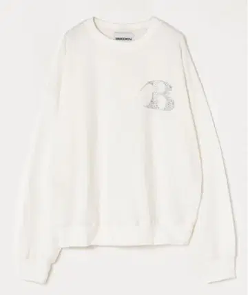 RHINESTONE LOGO SWEAT