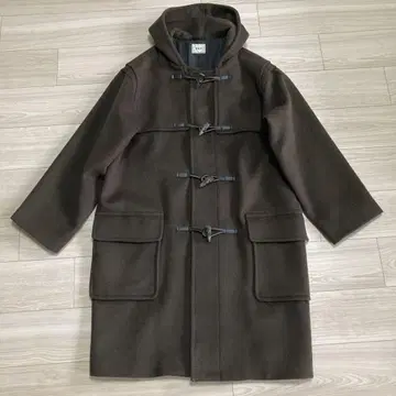 다크 브라운 더플 코트 사이즈 F