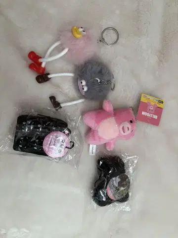 새상품 마스코트, 키링 5세트