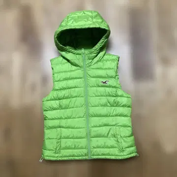 홀리스터 베스트 후드티 형광 그린 L