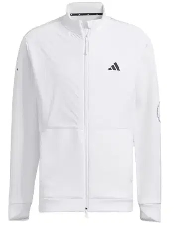 [ 새상품급 가격 인하 ] 아디다스 골프 패브릭믹스 풀 집업 자켓