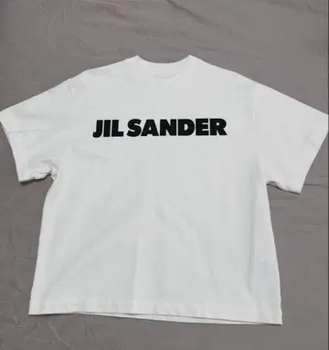 JIL SANDER 화이트 반팔 T셔츠 XS