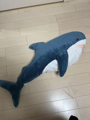 상어형 봉제 인형 빅 파랑과 화이트