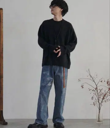 [ LIDNM ] SUNBURN FADED DENIM