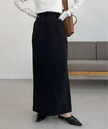 맥시 I 라인 스커트 PS