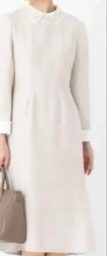 셀포드 레이스 옷깃 원피스 34