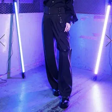 axes femme 하네스 부착 롱 팬츠