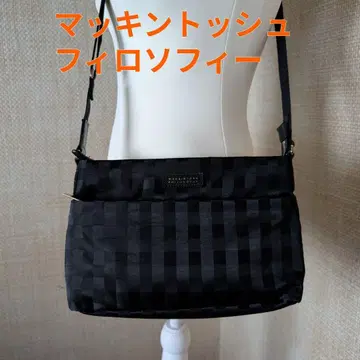 매킨토시 철학 숄더백 나일론 블랙