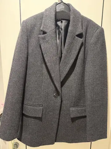 ZARA 그레이 테일러드 자켓