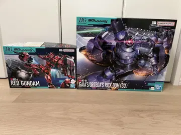 HG RED GUNDAM & GAIA'S ORTEGA'S RICK DOM