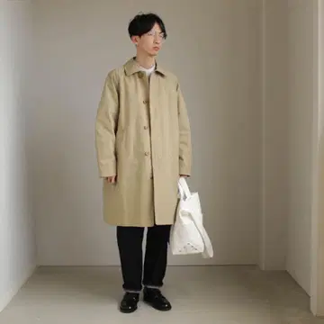 YAECA 스텐카라 코트 STANDARD 카키 M 사이즈 남성용