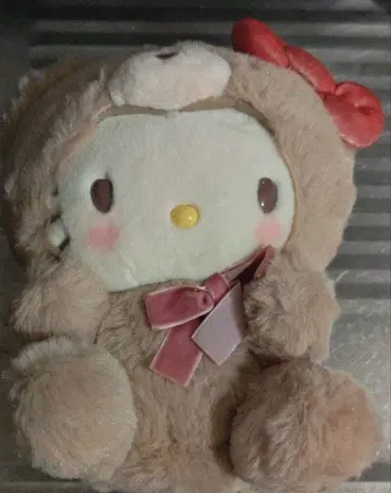 산리오 라떼곰 헬로키티 봉제 인형