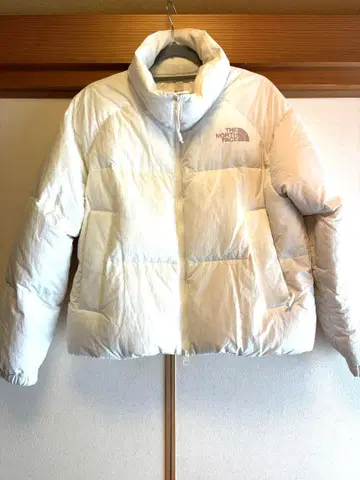 THE NORTH FACE 화이트 다운 자켓 S 눕시
