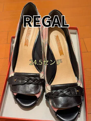 REGAL 오픈토 하이힐 24.5cm