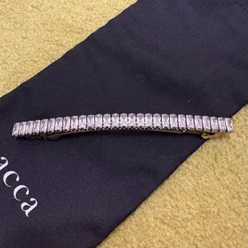 레어 디자인 acca 아카 스와로브스키 실버 헤어 머리핀 클립