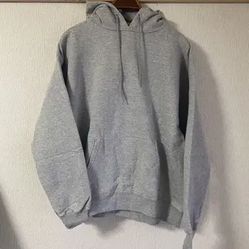 Hanes 그레이 후드 부착 후드티 M