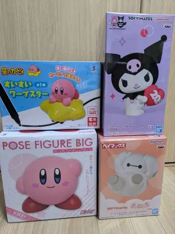 [새상품] 별의 커비 슝슝 워프스타 피규어 BIG 베이맥스 쿠로미