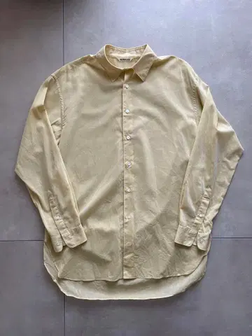 AURALEE HARD TWIST FINX ORGANDY SHIRT 4