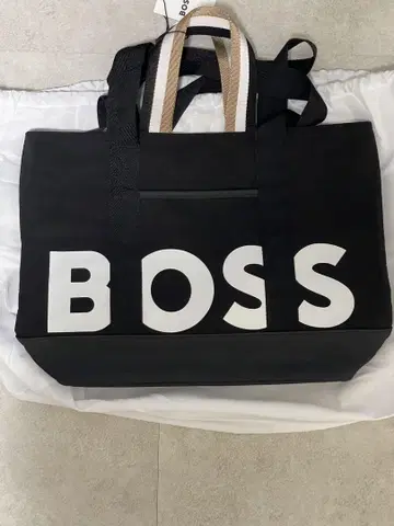 BOSS 로고 토트백