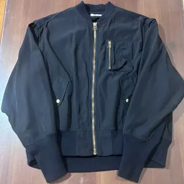 [ Uhr/우아 ] 2way Military Blouson: 블루종