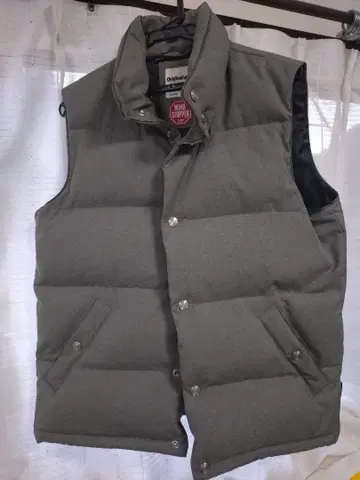 오리지널 페이크 다운 베스트 그레이 WINDSTOPPER
