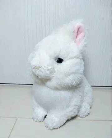화이트 토끼 봉제 인형