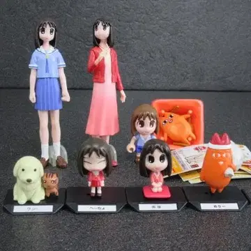 아즈망가 대왕 오사카 카스가 아유 외 피규어 7체 세트