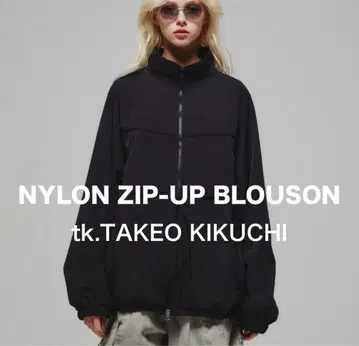 tk.TAKEO KIKUCHI 다케오 키쿠치 나일론 집업 블루종
