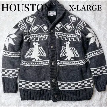 [ 레어템 ] HOUSTON 휴스턴 카우친 스웨터 그레이 X-LARGE