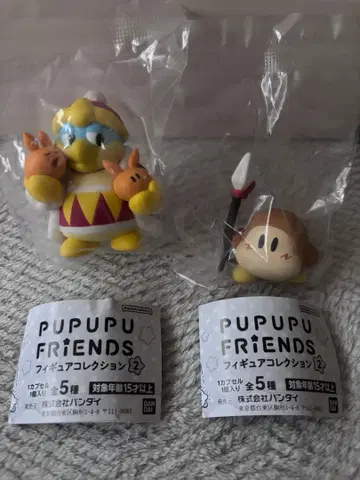 PUPUPU FRIENDS 피규어 컬렉션 2 별의 커비 2체 세트