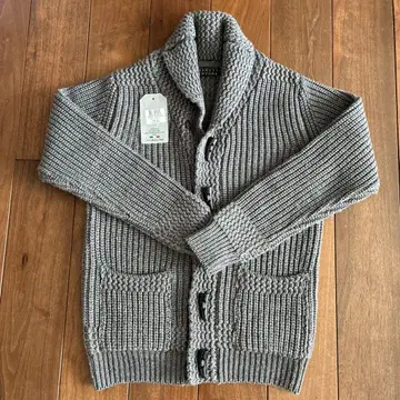 컨디션 최상 바니스뉴욕 숄카라 가디건 그레이 S 이탈리아제