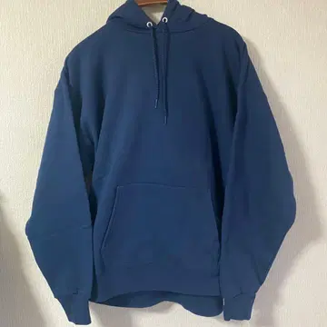 Hanes Ultimate Cotton 네이비 후드티 L