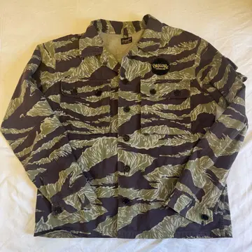 텐더 로인 T-BAMBOO SHT 뱀부 셔츠 M 타이거 카모