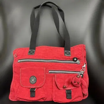 키플링 KIPLING 빨간색 숄더백 (대) 마스코트