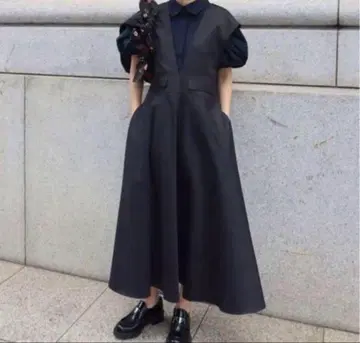 machatt 나일론 플레어 원피스