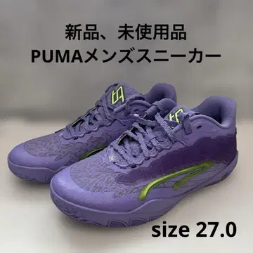 [새상품, 미사용품] PUMA 남성용 스니커즈 size 27.0 퍼플