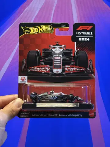 Hot Wheels MoneyGram Haas F1 VF-24 (#27)