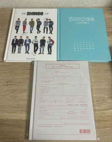 SHINee 샤이니 season greeting 시그 다이어리